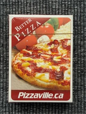 Pizzaville Promotional Playing Cards Deck Sealed New in Wrap